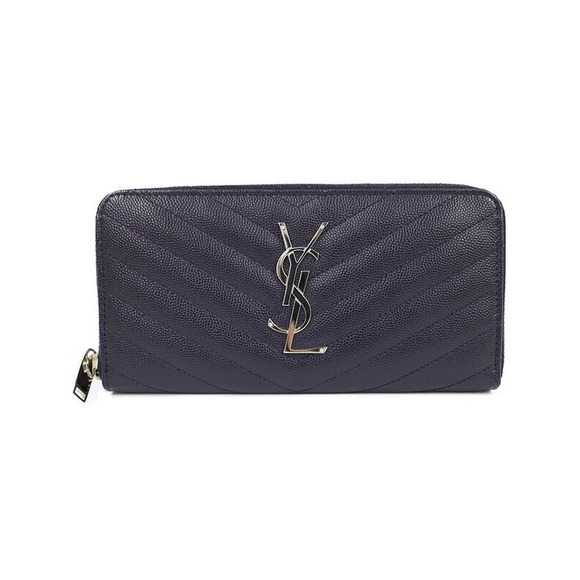 Saint Laurent Full Wallet Paris Monogram Zip - Picture 1 of 5